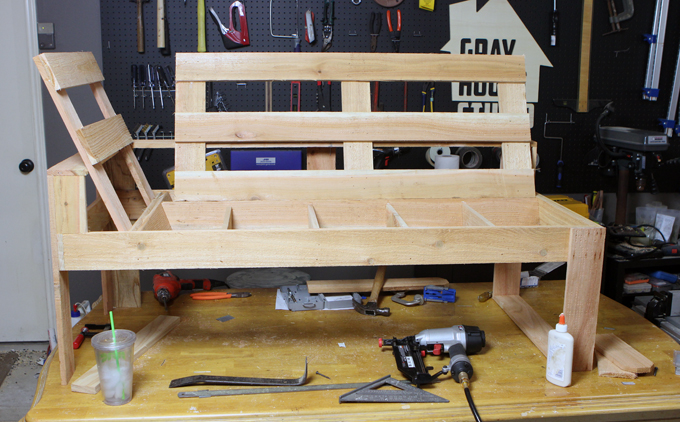 DIY Outdoor Sectional for Under $100