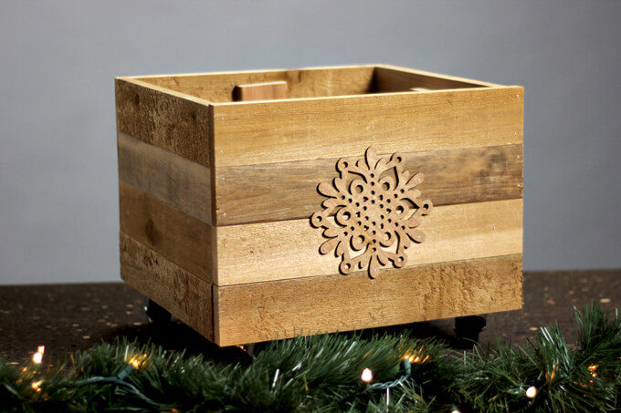 Rustic Christmas Tree Stand Box