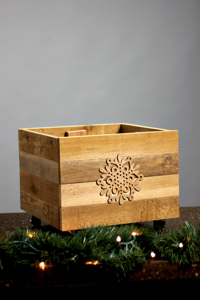 Rustic Christmas Tree Stand Box