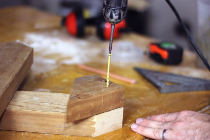 Rustic Christmas Tree Stand Box