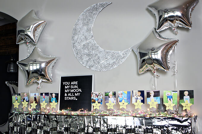 Space Themed 2nd Birthday Party Decor by Gray House Studio