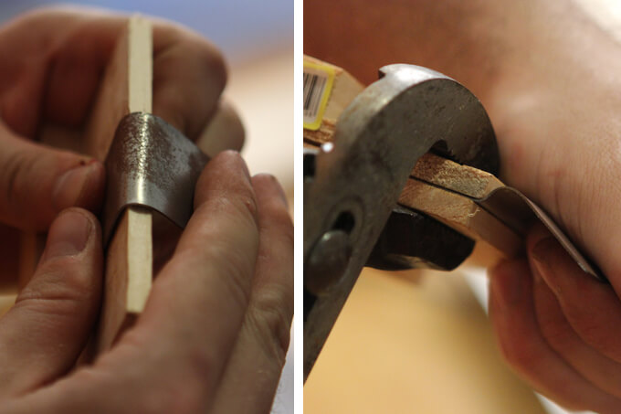 DIY Metal Hook Towel Rack