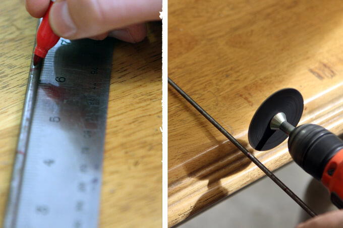 DIY Metal Hook Towel Rack