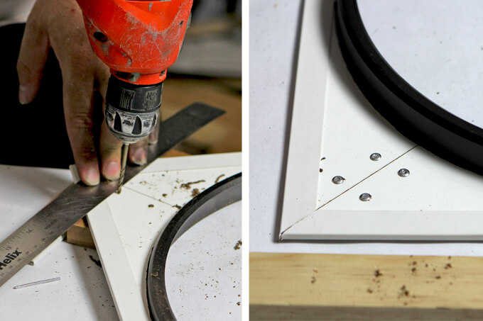 DIY Vintage Gymnasium Clock