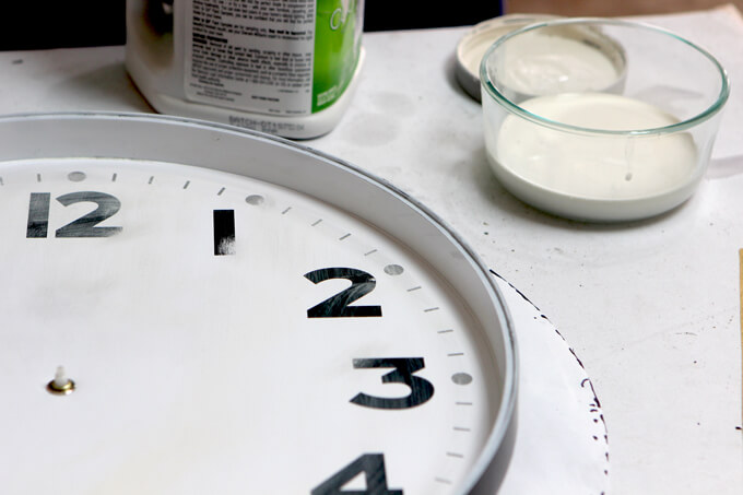 DIY Vintage Gymnasium Clock