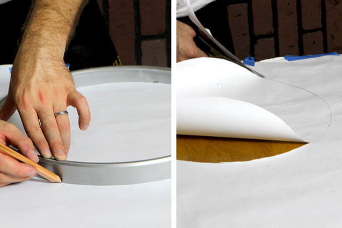 DIY Vintage Gymnasium Clock