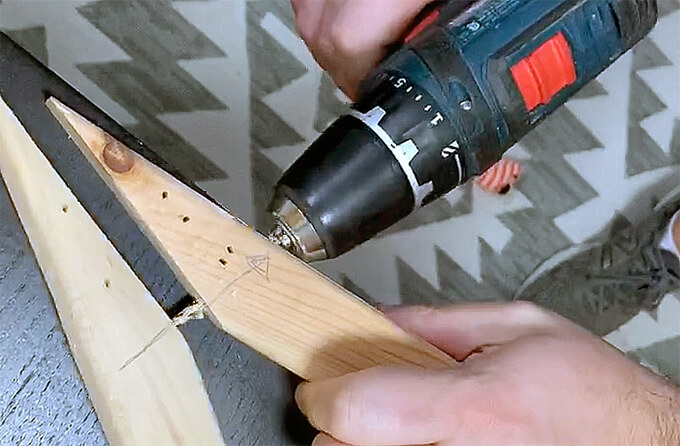 Wooden Christmas Tree Advent Calendar DIY