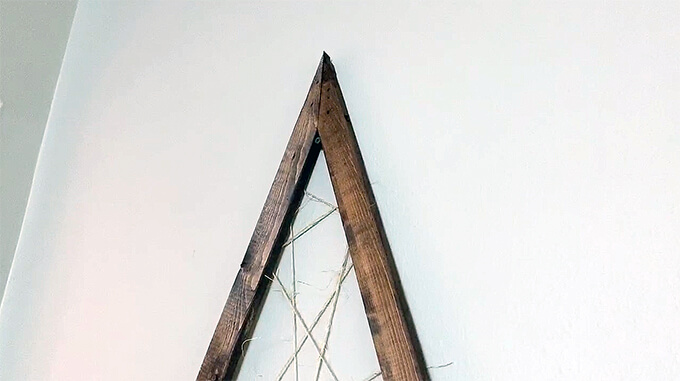 Wooden Christmas Tree Advent Calendar DIY