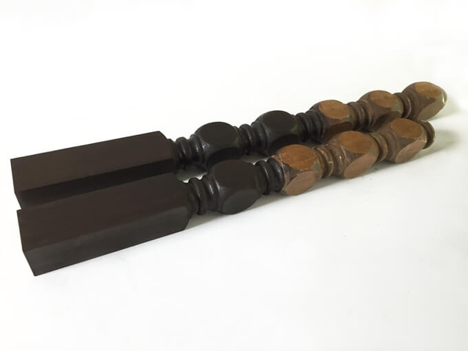 Wood Candle Holders DIY made from Spindles