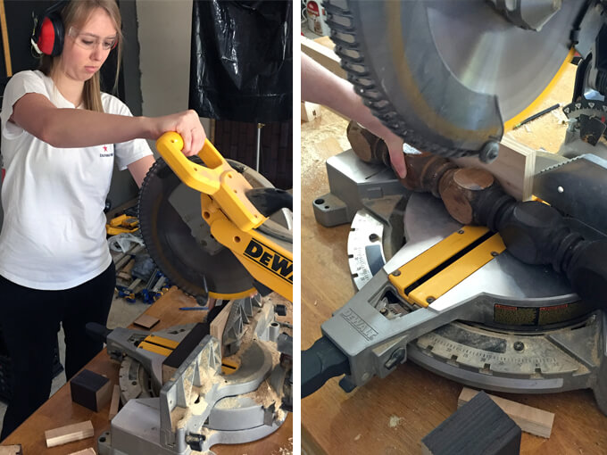 Wood Candle Holders DIY made from Spindles