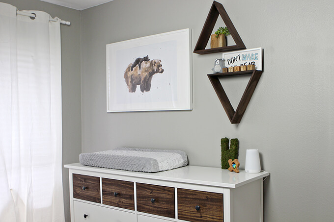 Woodland Nursery Changing Table