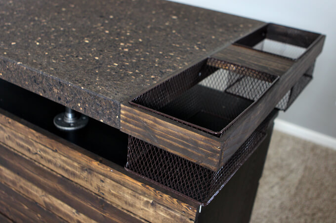 DIY Work Table - IKEA MALM Dresser Hack