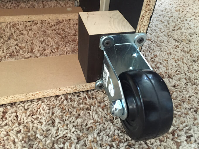 Dresser on best sale wheels ikea